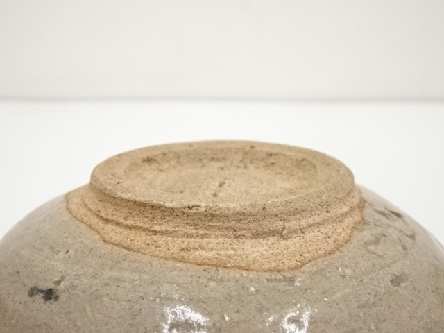 Ｓ７６４　茶碗　『西尾焼』『大野正蔵作』『平茶碗』　共箱　抹茶碗　茶道具 道具 ] - 道具 西尾焼 大野正蔵造 茶碗（共箱） | ネット